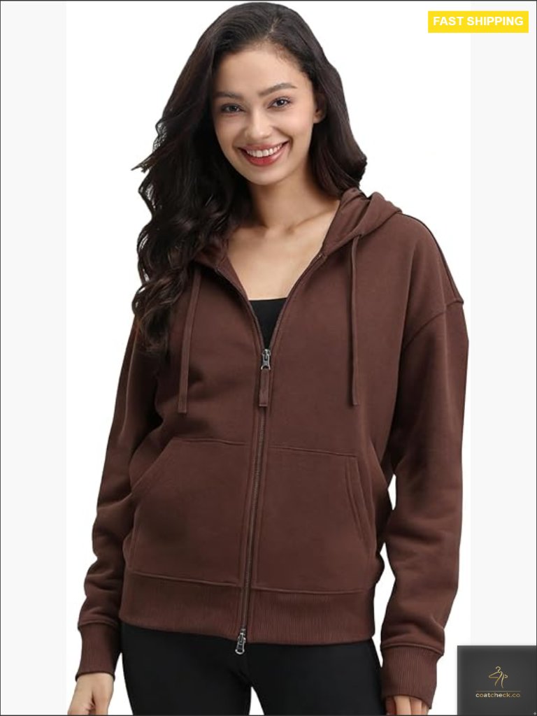 Two-Way Zip Up Hoodie French Terry Cotton Blend Unisex Zip Hooded Sweatshirt